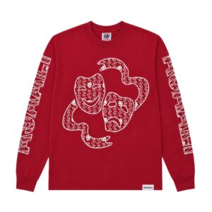 All Over Print A Logo Long Sleeve
