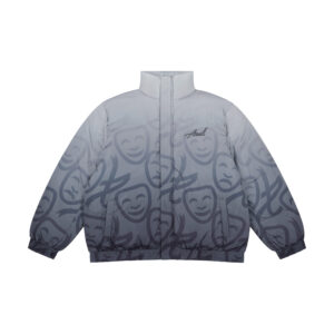 Laugh Now Cry Later Gradient Puffer Jacket