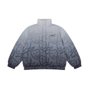 Laugh Now Cry Later Gradient Puffer Jacket