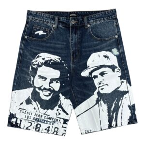Cartel Denim Shorts Blue