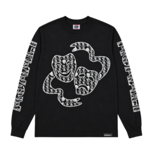All Over Print A  Logo Long Sleeve
