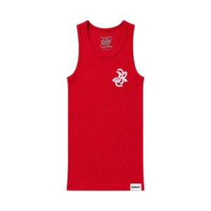 Red A Logo Tank Top