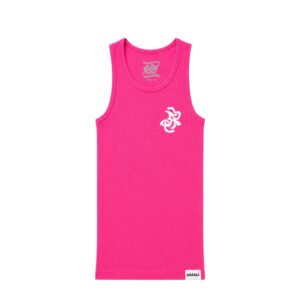 Pink A Logo Tank Top