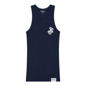 Navy Blue A Logo Tank Top