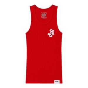 Red A Logo Tank Top